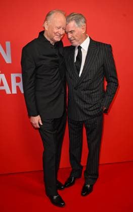 Celebrities arrive at GQ Men of the Year 2025 in London Featuring: Stellan Skarsgard, Pierce Brosnan Where: London, United Kingdom When: 18 Nov 2025 Credit: Cover Images EDITORIAL USE ONLY. NOT FOR USE BY NEWSPAPERS BASED IN THE UK. Copyright: xx coverimg55277283