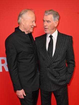 Celebrities arrive at GQ Men of the Year 2025 in London Featuring: Stellan Skarsgard, Pierce Brosnan Where: London, United Kingdom When: 18 Nov 2025 Credit: Cover Images EDITORIAL USE ONLY. NOT FOR USE BY NEWSPAPERS BASED IN THE UK. Copyright: xx coverimg55277284
