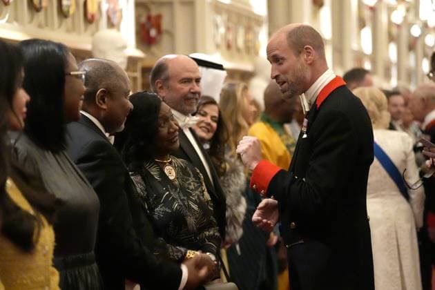 Diplomatic Corps reception at Windsor Castle The Prince of Wales during the Diplomatic Corps reception at Windsor Castle, Berkshire. Picture date: Tuesday November 18, 2025., Credit:Andrew Matthews Avalon UK, London  Copyright: xAndrewxMatthewsx xAvalonx 1053184930