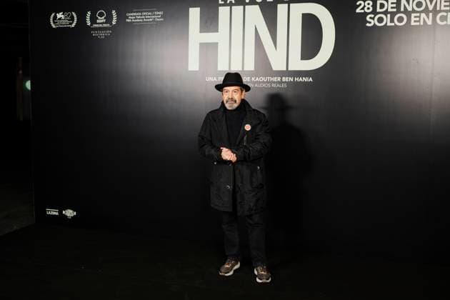 Premiere of La voz de Hind Actor Manuel Morón poses during the red carpet of the film La voz de Hind, at the Palacio de la Prensa, on November 18, 2025, in Madrid Spain The film narrates the anguished wait of a six-year-old Palestinian girl trapped in a car under fire in Gaza, while the Red Crescent tries to rescue her, trapped in a car under fire in Gaza, while the Red Crescent tries to rescue her The film focuses on the drama of the calls for help and the helplessness of those who try to help her, without showing explicit violence 18 NOVEMBER 2025 PREMIERE FILM PRESENTATION CINEMA GAZA Madrid Madrid Spain  Copyright: xMateoxLanzuelax 7109972