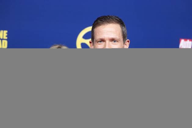 Das Goldene Lenkrad 2025 Sebastian Ogier Ralleyrennfahrer und Andrea Kaiser Moderatorin Verleihung Auto BILD Das Goldene Lenkrad 2025 im Axel Springer Gebäude in Berlin Copyright: xEventpressxFuhrx