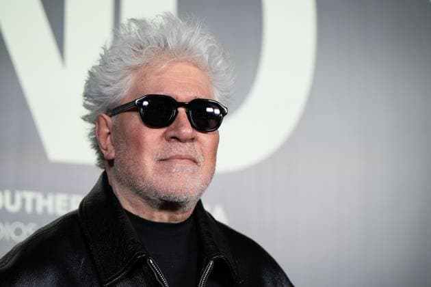 November 18, 2025, Madrid, Spain: Pedro Almodovar poses during the premiere for the film La Voz de Hind , at the Palacio de la Prensa, in Madrid. Madrid Spain - ZUMAs197 20251118_aab_s197_044 Copyright: xAtilanoxGarciax