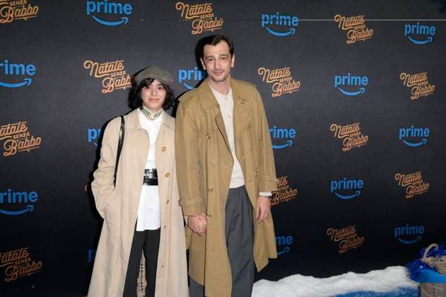 November 18, 2025, Rome, Italy: Anna Pennella (l) and Stefano Cipani (r) attend the blu carpet of movie Natale senza Babbo at Cinema Adriano. Rome Italy - ZUMAs197 20251118_aaa_s197_148 Copyright: xMarioxCartellix