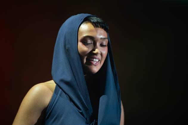 London, United Kingdom. 18th October 2025. Joy Crookes performs live at O2 Academy Brixton. Cristina Massei Alamy Live News  Copyright: xCRISTINAxMASSEIx xipa-agency.netx xx IPA_Agency_IPA68109100