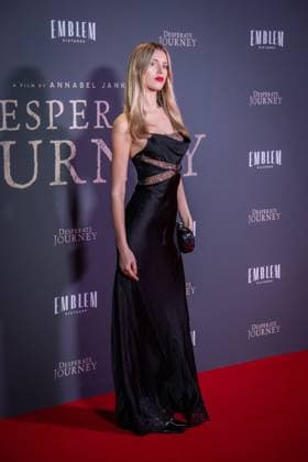 November 18, 2025, London, United Kingdom: Sophie Longford attends the London Premiere of Desperate Journey at Odeon Luxe Leicester Square. London United Kingdom - ZUMAs197 20251118_aaa_s197_227 Copyright: xLoredanaxSangiulianox