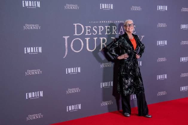 November 18, 2025, London, United Kingdom: Annabel Jankel attends the London Premiere of Desperate Journey at Odeon Luxe Leicester Square. London United Kingdom - ZUMAs197 20251118_aaa_s197_284 Copyright: xLoredanaxSangiulianox