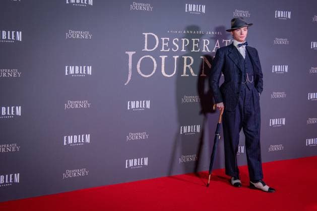 November 18, 2025, London, United Kingdom: Zack Pinsent attends the London Premiere of Desperate Journey at Odeon Luxe Leicester Square. London United Kingdom - ZUMAs197 20251118_aaa_s197_285 Copyright: xLoredanaxSangiulianox