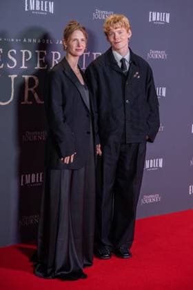 November 18, 2025, London, United Kingdom: Lucas Lynggaard Tonnesen attends the London Premiere of Desperate Journey at Odeon Luxe Leicester Square. London United Kingdom - ZUMAs197 20251118_aaa_s197_294 Copyright: xLoredanaxSangiulianox
