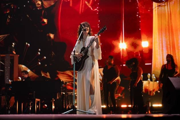 November 18, 2025, Eboli, Italy: Elisa Toffoli aka Elisa performs live at Palasele duirng the Palasport Live 2025 Tour. Eboli Italy - ZUMAs197 20251118_aaa_s197_370 Copyright: xAndreaxGulx