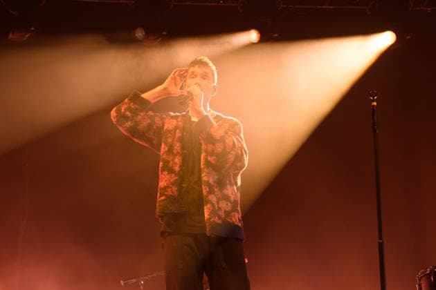 Bastille Perform at O2 Arena, London, UK Lead singer Dan Smith of English indie pop band Bastille performs at O2 Arena, London, England, UK on Tuesday 18 November 2025 as part of their From All Sides 2025 Tour., Credit:Justin Ng Avalon UK, England, London, O2 Arena  Copyright: xJustinxNgx xAvalonx 1053205552
