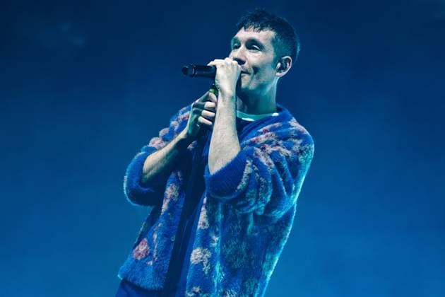 November 18, 2025, London, United Kingdom: Dan Smith of Bastille seen performing live on stage during their UK tour. Bastille Performed at London O2 Arena UK as the last night of their From All Sides Songs from the First 15 years, UK Tour on 18th November 2025.Bastille are Dan Smith, Will Farquarson, Kyle Simmons and Chris Wood, The Band Bastille was also joined by guest touring musicians. London United Kingdom - ZUMAs197 20251118_aaa_s197_434 Copyright: xBonniexBritainx
