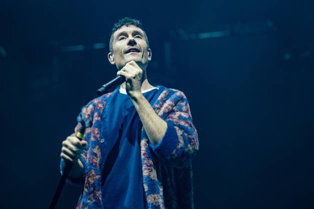 November 18, 2025, London, United Kingdom: Dan Smith of Bastille seen performing live on stage during their UK tour. Bastille Performed at London O2 Arena UK as the last night of their From All Sides Songs from the First 15 years, UK Tour on 18th November 2025.Bastille are Dan Smith, Will Farquarson, Kyle Simmons and Chris Wood, The Band Bastille was also joined by guest touring musicians. London United Kingdom - ZUMAs197 20251118_aaa_s197_436 Copyright: xBonniexBritainx