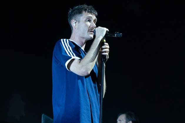November 18, 2025, London, United Kingdom: Dan Smith of Bastille seen performing live on stage during their UK tour. Bastille Performed at London O2 Arena UK as the last night of their From All Sides Songs from the First 15 years, UK Tour on 18th November 2025.Bastille are Dan Smith, Will Farquarson, Kyle Simmons and Chris Wood, The Band Bastille was also joined by guest touring musicians. London United Kingdom - ZUMAs197 20251118_aaa_s197_439 Copyright: xBonniexBritainx