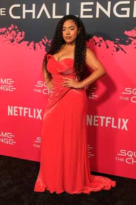 November 18, 2025, Hollywood, California, USA: Perla Figueroa on the red carpet of the Netflix Squid Game: The Challenge Finale on Tuesday, November 18, 2025 at the Egyptian Theatre in Hollywood, California. JAVIER ROJAS PI Hollywood USA - ZUMAp124 20251118_zaa_p124_021 Copyright: xJavierxRojasx