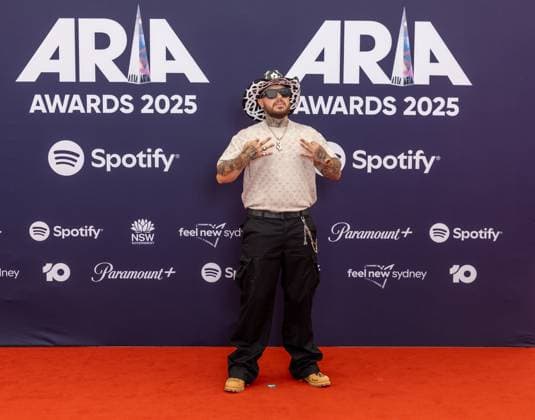 ARIA AWARDS 2025, Nooky during the the 2025 ARIA Awards at Hordern Pavilion in Sydney, Wednesday, November 19, 2025. ( NO ARCHIVING SYDNEY NEW SOUTH WALES AUSTRALIA  Copyright: xSITTHIXAYxDITTHAVONGx 20251119197323547442