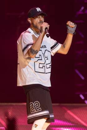 Five perform at Co-Op Live Abz Love of Boyband Five (5ive) performs as part of their Keep On Movin Tour at Co-Op Live, Manchester, England, 18th November 2025, Credit:Mike Gray Avalon  Copyright: xMikexGrayx xAvalonx 1053196579