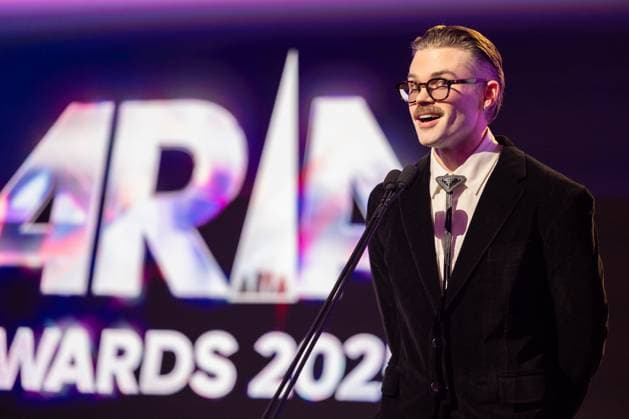 ARIA AWARDS 2025, Dom Dolla during the the 2025 ARIA Awards at Hordern Pavilion in Sydney, Wednesday, November 19, 2025. ( NO ARCHIVING SYDNEY NEW SOUTH WALES AUSTRALIA  Copyright: xSITTHIXAYxDITTHAVONGx 20251119177633936955