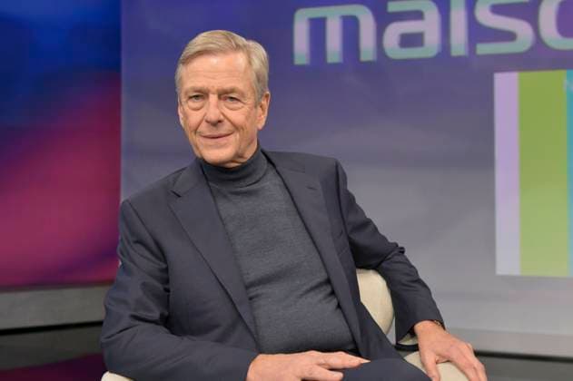Claus Kleber in der ARD-Talkshow maischberger im Studio Berlin Adlershof. Berlin, 18.11.2025