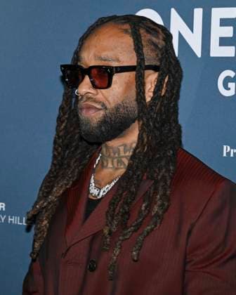 November 18, 2025, Los Angeles, California, USA: Ty Dolla , aka, Tyrone William Griffin Jr., 43, attends the 2025 One Drop Gala Los Angeles. Los Angeles USA - ZUMAb173 20251118_aap_b173_023 Copyright: xBillyxBennightx