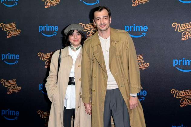 Anna Pennella und Stefano Cipani bei der Premiere des Amazon Prime Video Films Natale senza Babbo im Cinema Adriano. Rom, 18.11.2025