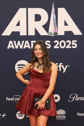 November 19, 2025: RACHAEL FAHIM attends the 2025 ARIA Awards at the Hordern Pavilion on November 19, 2025 in Sydney, NSW Australia - ZUMAa155 20251119_aaa_a155_081 Copyright: xChristopherxKhouryx