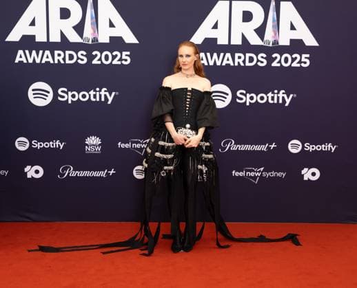 ARIA AWARDS 2025, Vera Blue during the 2025 ARIA Awards at Hordern Pavilion in Sydney, Wednesday, November 19, 2025. ( NO ARCHIVING SYDNEY NEW SOUTH WALES AUSTRALIA  Copyright: xSITTHIXAYxDITTHAVONGx 20251119119660268051