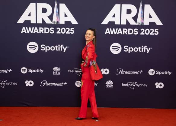 ARIA AWARDS 2025, The Wiggles™ Caterina Mete during the 2025 ARIA Awards at Hordern Pavilion in Sydney, Wednesday, November 19, 2025. ( NO ARCHIVING SYDNEY NEW SOUTH WALES AUSTRALIA  Copyright: xSITTHIXAYxDITTHAVONGx 20251120127197537547