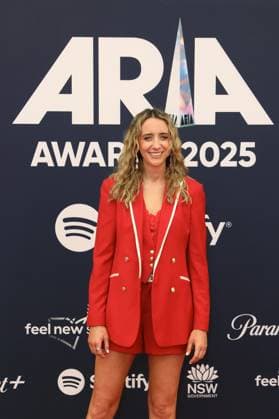 November 19, 2025: KAYLEE BELL attends the 2025 ARIA Awards at the Hordern Pavilion on November 19, 2025 in Sydney, NSW Australia - ZUMAa155 20251119_aaa_a155_091 Copyright: xChristopherxKhouryx