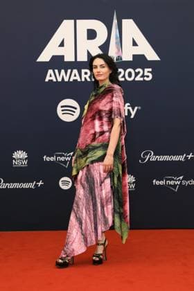 November 19, 2025: ISABELLA MANFREDI attends the 2025 ARIA Awards at the Hordern Pavilion on November 19, 2025 in Sydney, NSW Australia - ZUMAa155 20251119_aaa_a155_111 Copyright: xChristopherxKhouryx