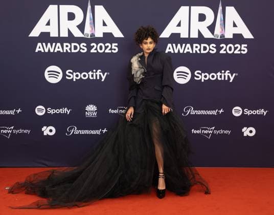 ARIA AWARDS 2025, JACOTENE poses for a photo during the 2025 ARIA Awards at Hordern Pavilion in Sydney, Wednesday, November 19, 2025. ( NO ARCHIVING SYDNEY NEW SOUTH WALES AUSTRALIA  Copyright: xSITTHIXAYxDITTHAVONGx 20251120185694206220