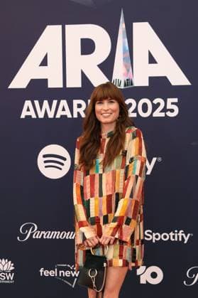 November 19, 2025: MISSY HIGGINS attends the 2025 ARIA Awards at the Hordern Pavilion on November 19, 2025 in Sydney, NSW Australia - ZUMAa155 20251119_aaa_a155_134 Copyright: xChristopherxKhouryx