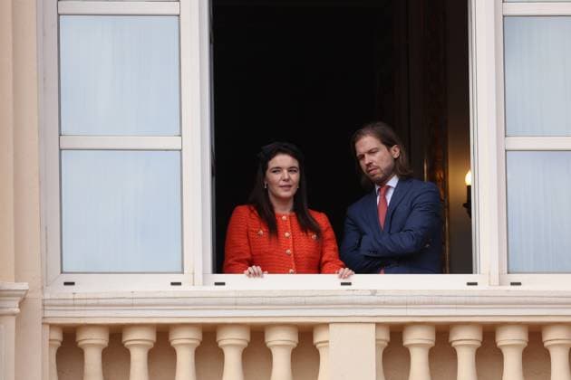 Balcony Palace during the Monaco National Day Celebrations NO TABLOIDS WEB & PRINT, BILDZEITUNG OUT, BILD.DE OUT, NO DAILY MAIL, NO DAILY MAIL GROUP, NO VOICI, NO CLOSER, NO PUBLIC Princess Charlotte, Princess Stephanie, Caroline, of Monaco,Andrea Casiraghi, Tatiana Santo Domingo ,Pierre Casiraghi, Beatrice Borromeo ,Louis Ducruet at the Balcony Palace during the Monaco National Day Celebrations, on November 19 TH 2025 Copyright: xFabricexChasseryx