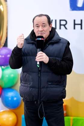 Moderator Wolfram Kons bei einem Fototermin zu 30 Jahre RTL-Spendenmarathon im RTL-Gebäude am Picassoplatz. Köln, 19.11.2025 NRW Deutschland Copyright: xChristophxHardtx
