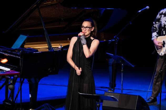 JAZZMADRID concert at the Fernanda Gómez Theatre in Madrid, Spain - 19 Nov 2025 Leonor Watling performs during the JAZZMADRID concert at the Fernanda Gómez Theatre in Madrid. Madrid Spain Copyright: xAtilanoxGarciax xSOPAxImagesx photo01002