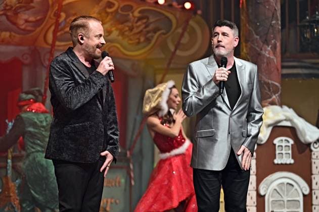 Crazy Christmas - Unsere liebsten Weihnachtslieder Paul Reeves und Ross Antony anläßlich der Liveshow Crazy Christmas - Unsere liebsten Weihnachtslieder am 19.11.2025 im Europapark Rust. 20251119MWI095324