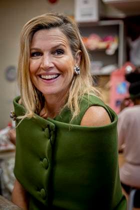 20-11-2025 Amsterdam Queen Maxima, as honorary chair of Meer Muziek in de Klas (More Music in the Classroom), visited the Mobiel school in Amsterdam. The school band performs during the annual Christmas Music Gala, which raises awareness of the importance of music and creative education. Â  Copyright: xPPEx