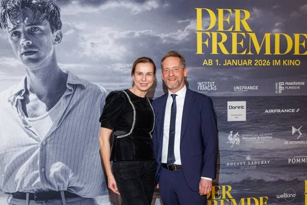 Eröffnungsgala - 25. Französischen Filmwoche - Barbara von Wnuk-Lipinski und Thomas Michelon bei der Eröffnungsgala der 25. Französischen Filmwoche im Delphi Filmpalast mit dem Film Der Fremde am 20.11.2025 in Berlin. Copyright: xEventpressxKochanx