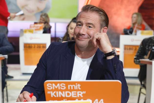 Sasha beim 30. RTL-Spendenmarathon 2025 im Studio 8 der EMG Studios. Hürth, 20.11.2025