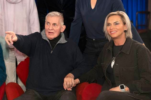 Heinz Hoenig mit Ehefrau Annika Kärsten-Hoenig bei der Aufzeichnung der WDR-Talkshow Kölner Treff im WDR Studio BS 3. Köln, 20.11.2025