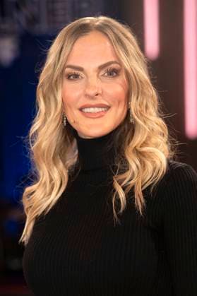Sandy Mölling von den No Angels bei der Aufzeichnung der WDR-Talkshow Kölner Treff im WDR Studio BS 3. Köln, 20.11.2025