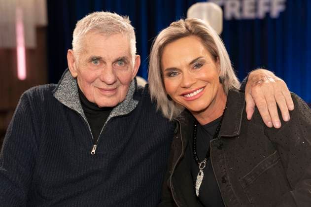 Heinz Hoenig mit Ehefrau Annika Kärsten-Hoenig bei der Aufzeichnung der WDR-Talkshow Kölner Treff im WDR Studio BS 3. Köln, 20.11.2025