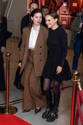 Vie Privee Paris Film Premiere NB Rebecca Zlotowski and Natalie Portman attends Vie Privee Paris Film Premiere at Pathe Palace on November 20, 2025 in Paris, France. Photo by Nasser Berzane ABACAPRESS.COM Paris France  Copyright: xBerzanexNasser ABACAx