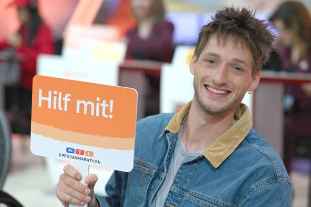 Moritz HANS, Sportkletterer, Portraet, Porträt, Portrait, Angeschnittenes Einzelbild, Einzelmotiv, 30. RTL Spendenmarathon Wir helfen Kindern , Fernsehen, 20.-21.11.2025 in Huerth, Deutschland,