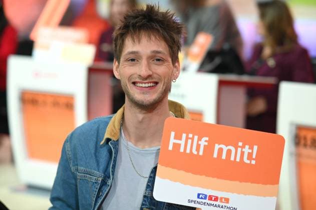 Moritz HANS, Sportkletterer, Portraet, Porträt, Portrait, Angeschnittenes Einzelbild, Einzelmotiv, 30. RTL Spendenmarathon Wir helfen Kindern , Fernsehen, 20.-21.11.2025 in Huerth, Deutschland,