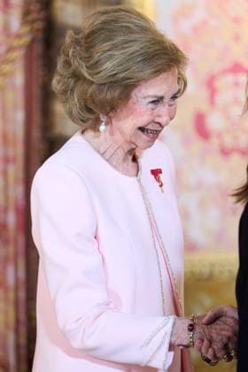 21-11-2025 Collar Queen Sofia attended the presentation of the Order of the Golden Fleece, Collar de la Insgigne Orden del Toison de Oro a su, at the royal palace in Madrid. No Spain Â  Copyright: xPPEx