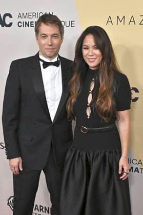 Sean Baker mit Partnerin Samantha Quan bei der 39. Verleihung der American Cinematheque Awards 2025 im Hotel Beverly Hilton. Beverly Hills, 20.11.2025