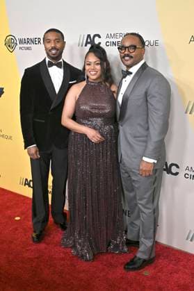 Michael B. Jordan, Zinzi Evans und Ryan Coogler bei der 39. Verleihung der American Cinematheque Awards 2025 im Hotel Beverly Hilton. Beverly Hills, 20.11.2025