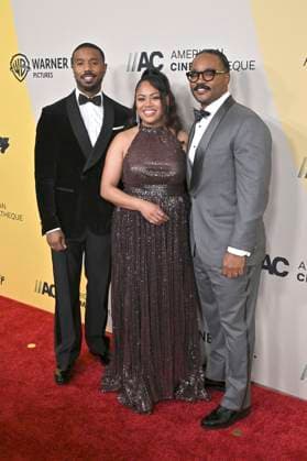Michael B. Jordan, Zinzi Evans und Ryan Coogler bei der 39. Verleihung der American Cinematheque Awards 2025 im Hotel Beverly Hilton. Beverly Hills, 20.11.2025