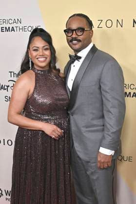 Zinzi Evans mit Ehemann Ryan Coogler bei der 39. Verleihung der American Cinematheque Awards 2025 im Hotel Beverly Hilton. Beverly Hills, 20.11.2025