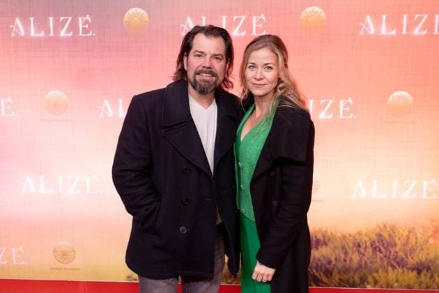 Alizé, Weltpremiere im Theater am Potsdamer Platz, Berlin, 20.11.2025 Daniel Fehlow und Jessica Ginkel bei der Cirque du Soleil Alizé Weltpremiere im Berliner Theater am Potsdamer Platz am 20.11.2025-20.11.2025 in Berlin Berlin Theater am Potsdamer Platz Copyright: xJensxFinkex